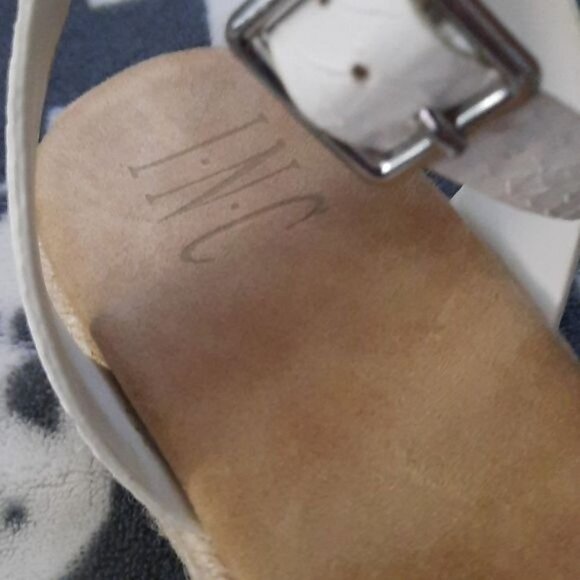 INC International Concepts White Valettap Ankle Strap Espadrille Sandals Size 9 - Picture 14 of 14